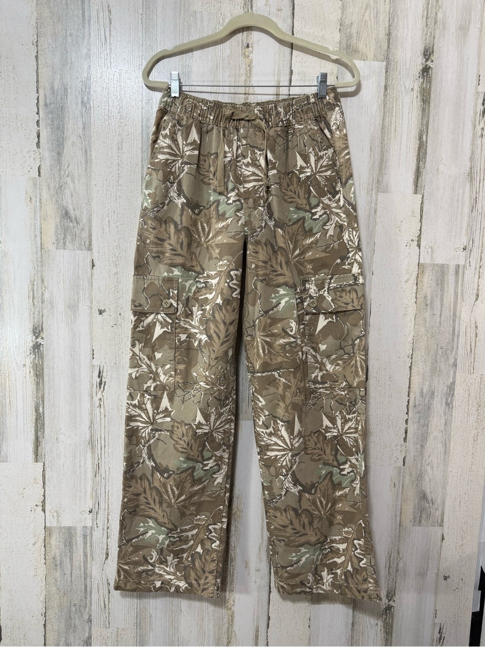 Original Use Men's Camouflage Cargo Pants in Tan and Green